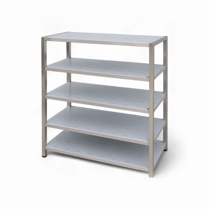 KROM 304 KALİTE İSTİF RAFI 90X40X155 CM