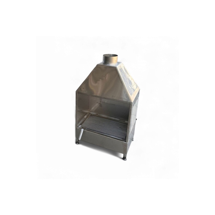 40X60 ÇUBUK IZGARALI DAVLUMBAZLI KROM MANGAL