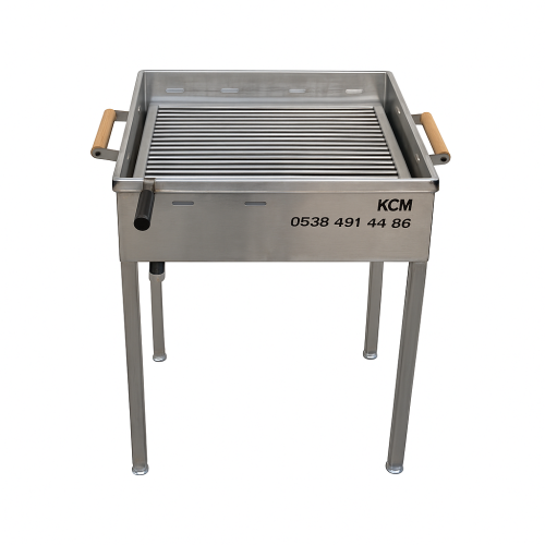 35X50 ÇUBUK IZGARALI KROM MANGAL