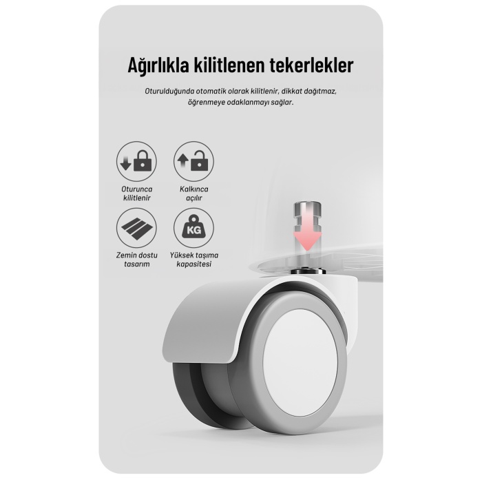 Sfyzone Plus Mobil Çalışma masası Pembe