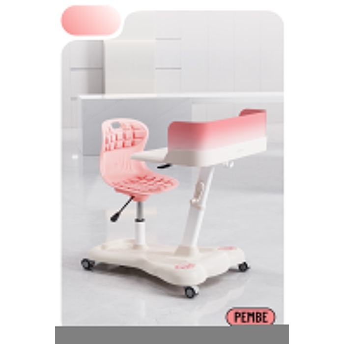 Sfyzone Plus Mobil Çalışma masası Pembe