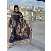 MY312 Tasarım Desenli Elbise/Abaya