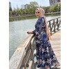 Merwish Kadın Yaz Elbise Mavi