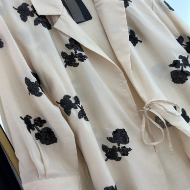Kadın Keten Açık Bej Kimono
