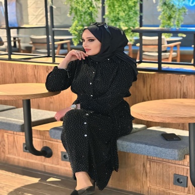 Kadın Taşlı Siyah Elbise