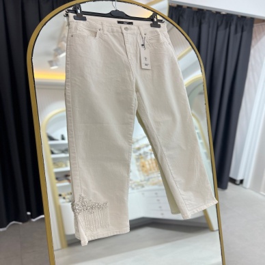 Kadın My312 Paçası Taşlı Jean