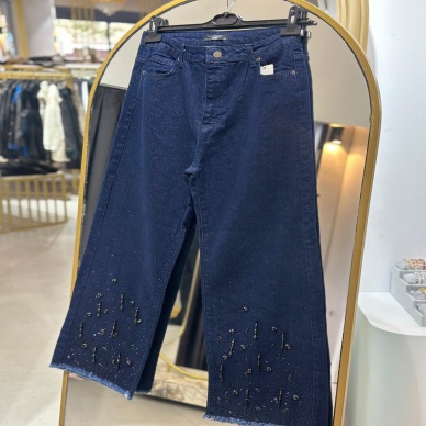 MY312 Kadın Taşlı Kot Pantolon