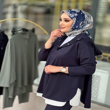 Merwish Kadın Spor Takım Lacivert