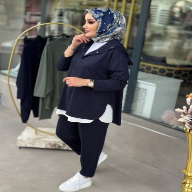 Merwish Kadın Spor Takım Lacivert