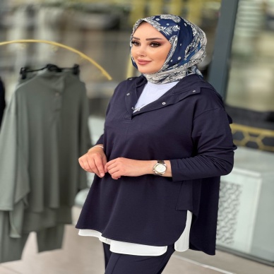 Merwish Kadın Spor Takım Lacivert
