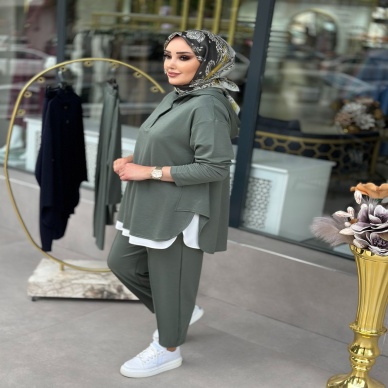 Merwish Kadın Spor Takım Haki