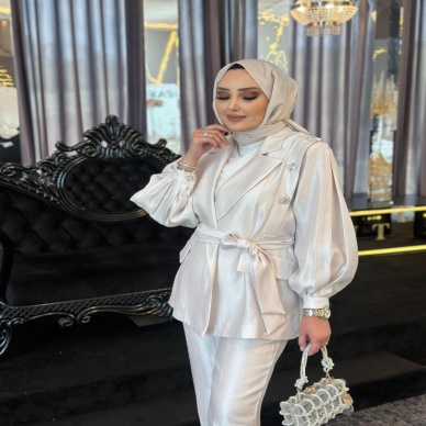 MY312 Kadın Düğmeli Takım