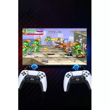 Newface Y5 64GB Android Dual Pad 4K Game Stick - Beyaz