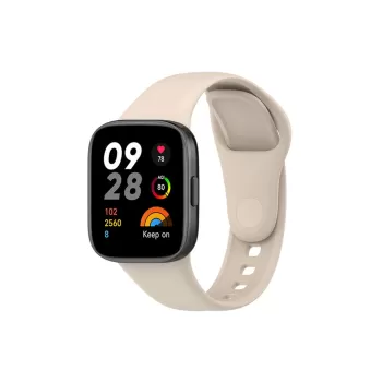 Newface Xiaomi Redmi Watch 3 Klasik Kordon - Bej