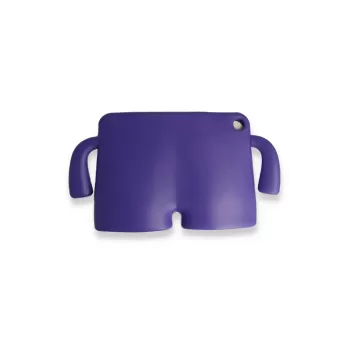 Newface iPad Pro 11 (2021) Kılıf Karakter Tablet Silikon - Mor