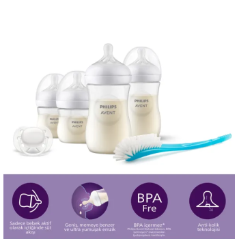 Doğal Tepkili Natural Response PP Hoşgeldin Bebek Hediye Seti