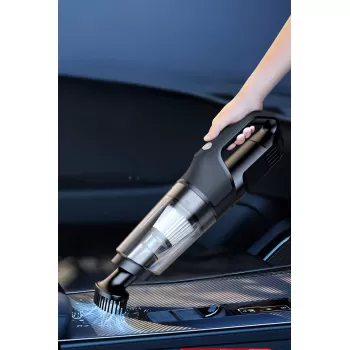 Newface VC006 50W 4000 mAh Bataryalı Kablosuz Çok Fonksiyonlu Araç Süpürge - Siyah