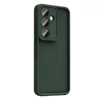 Newface Samsung Galaxy A37 5G Viera Silikon - Koyu Yeşil