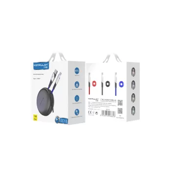 Konfulon DC18 Type-C Kablo 1M 5A - Kırmızı