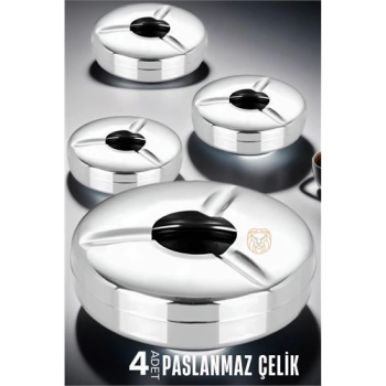 BFS 4 lü Set Çelik Küllük Vercher Design