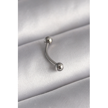 BFS 316L Çelik Gümüş Renk Topçuk Model Piercing