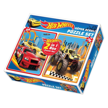BFS Nessiworld 1535 HOT WHEELS  2İN1 PUZZLE