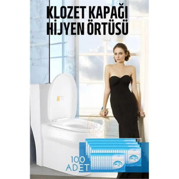 BFS  Klozet Kapağı Kılıfı Hijyenik Tek Kullanımlık 100 ADET
