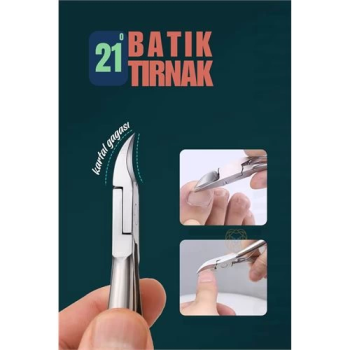 BFS Tırnak Batık Makası Pedikür Makası Paslanmaz Çelik Profesyonel