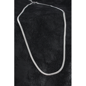 BFS 316L Çelik Klasik İtalyan Zincir Model Gümüş Renk Erkek Kolye