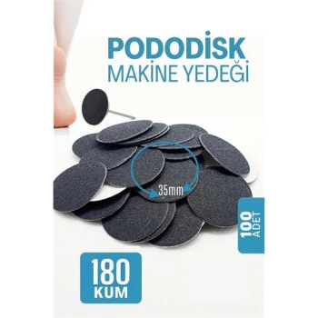 BFS Pododisk - Nasır Sökücü Pedikür Makinesi Yedek Pedler 100 ADET
