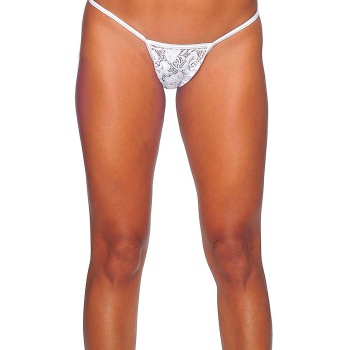 Beyaz Dantelli Tanga TM1165