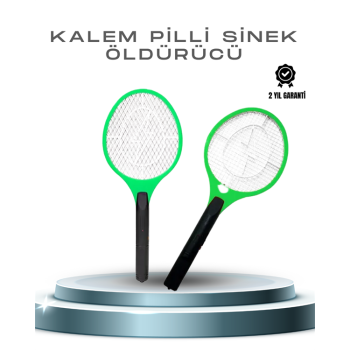 Pil Gücünde Elektronik Sinek Öldürücü – Kan Lekesi Bırakmayan Temiz Kullanım