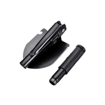 Katlanır Portatif Kazma Kürek Seti Portatif Çelik Taşıma Çantalı Pusulalı