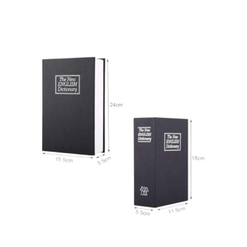 Büyük Boy Anahtarlı Kitap Görünümlü Gizli Kasa Çelik Kasa Altın Kasası