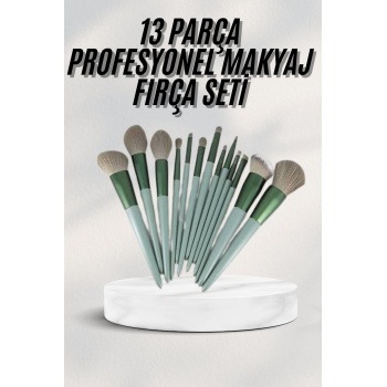 Dayanıklı Makyaj Fırçası Seti 13 Parça Yumuşak Kıllı Fırçalar Allık Fondöten Far Fırçası