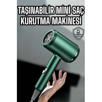 Saç Kurutma Makinesi Seyahat Tipi Mini Taşınabilir
