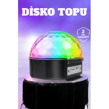 Kompakt Tasarımlı, Telefon Kontrollü Disko Topu Işıkları
