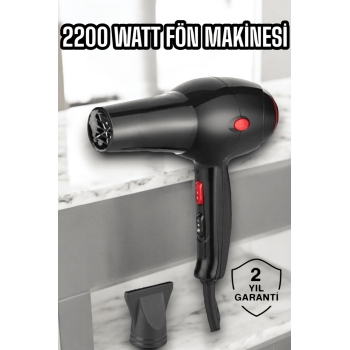 Soğuk ve Sıcak Üfleme Özellikli AC Motorlu Saç Kurutma Makinesi