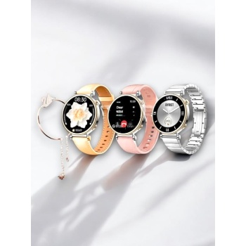 SW-43 AMOLED Ekran 3 Kordon Bileklik Hediyeli Akıllı Saat