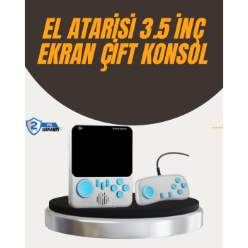 İki Kişilik Oyun Deneyimi Sunan Taşınabilir Retro Konsol