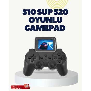HDMI Destekli S10 Gamepad 520 Oyunlu TV’ye Bağlanabilir Atari 2025 Model