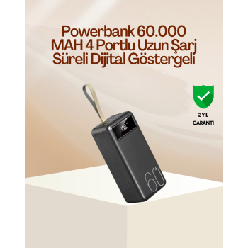Tüm Cihazlara Uyumlu Çoklu Çıkışlı Powerbank