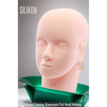 BFS Kirpik Makyaj Eğitim Kafası Silikon