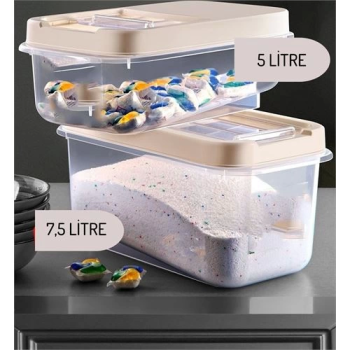 BFS Reagan Tablet ve Deterjan Saklama Kutusu 5 ve 7.5 lt