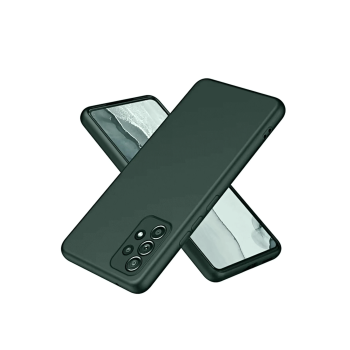 BFS Samsung Galaxy A13 4G Kılıf First Silikon - Koyu Yeşil