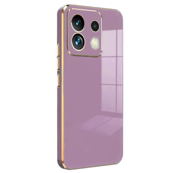 BFS Xiaomi Redmi Note 13 4G Kılıf Volet Silikon - Mor