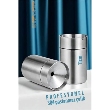 BFS  Duman Vermeyen At Sönsün Küllük - Çelik Metal Kül Tablası -Masaüstü Küllük