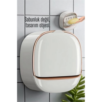 BFS  Tasarım Obje Sabunluk - Kendinden Yapışkanlı Sabunluk