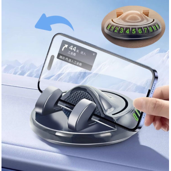 BFS  360° Dönebilen Yapışkanlı Numaratörlü Araç Telefon Tutucu