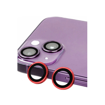 BFS iPhone 13 Mini Raze Metal Kamera Lens - Kırmızı